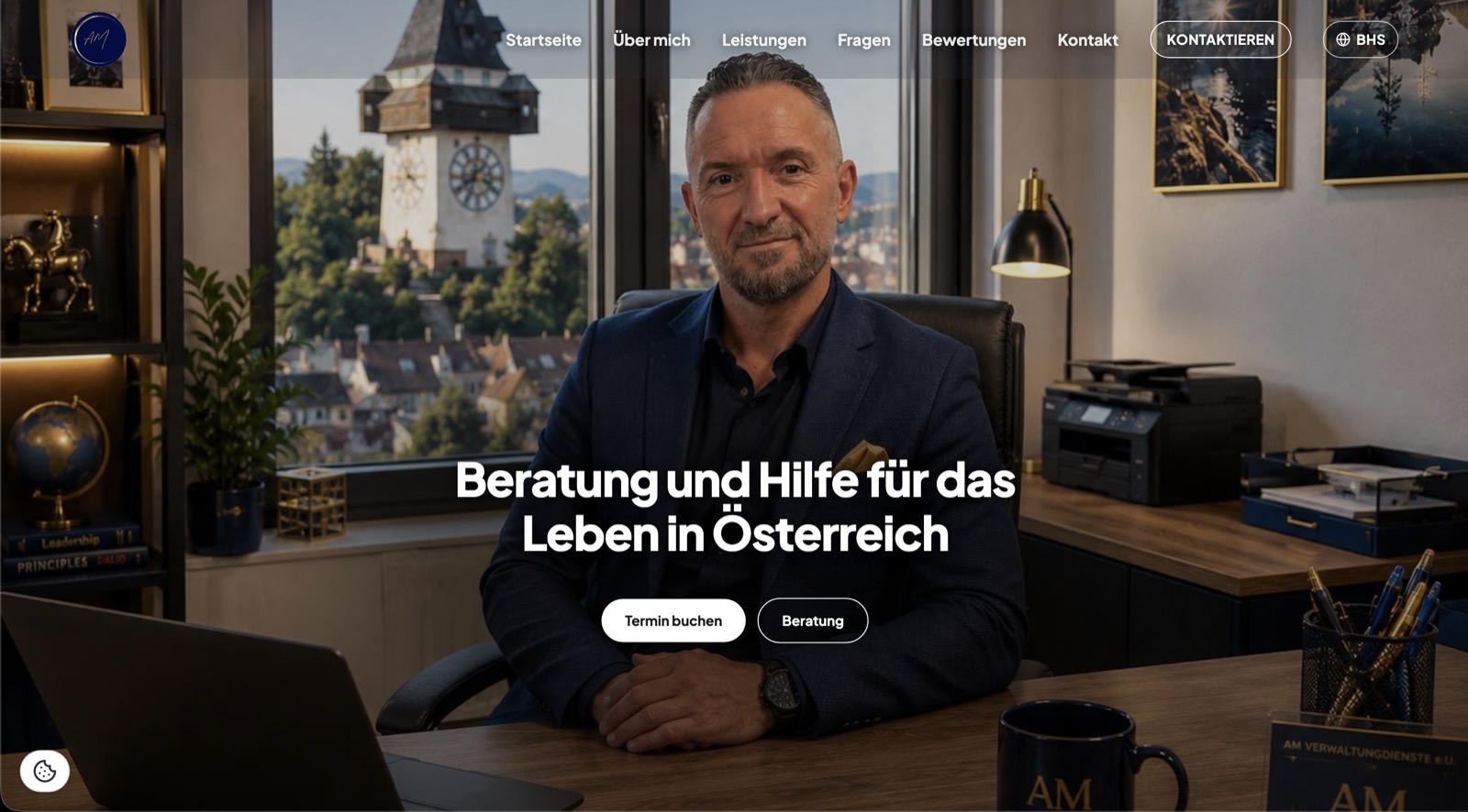 Home page of am-jobs.at